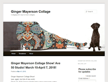 Tablet Screenshot of collage.gingermayerson.com