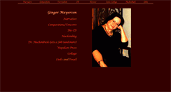 Desktop Screenshot of gingermayerson.com